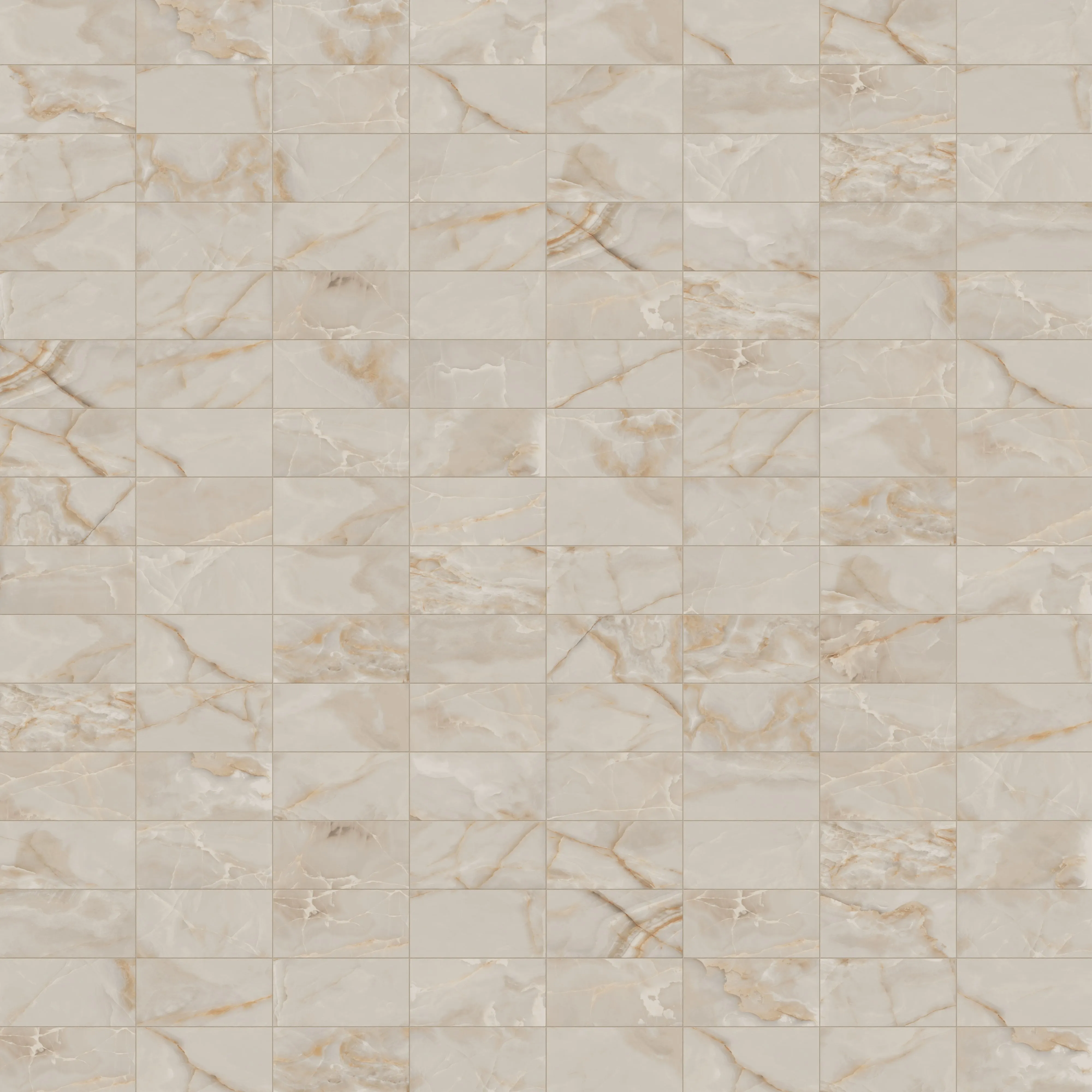 Astrid 12x24 Polished Porcelain Tile in Sand