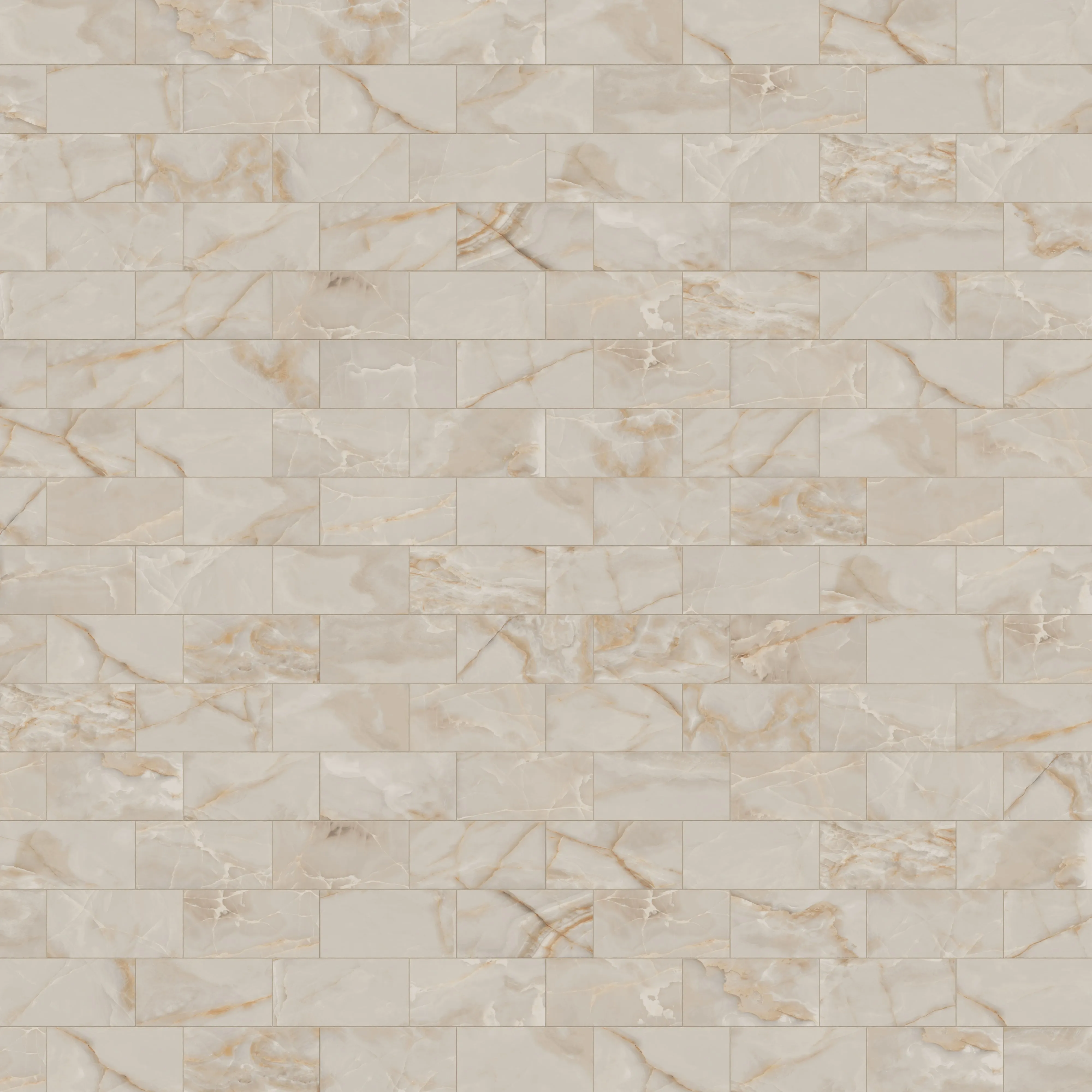 Astrid 12x24 Polished Porcelain Tile in Sand