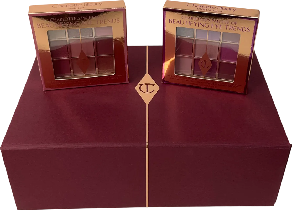 Charlotte Tilbury Palette Of Beautifying Eye Trends. Pink Love & Digital Lilac X2 Shade3 One size