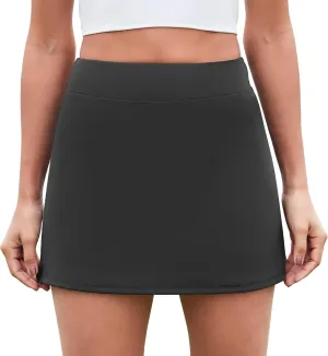 FireSwan Womens Tennis Skirt with Pockets High Waisted Golf Skorts Running Workout Skirts Summer Athletic