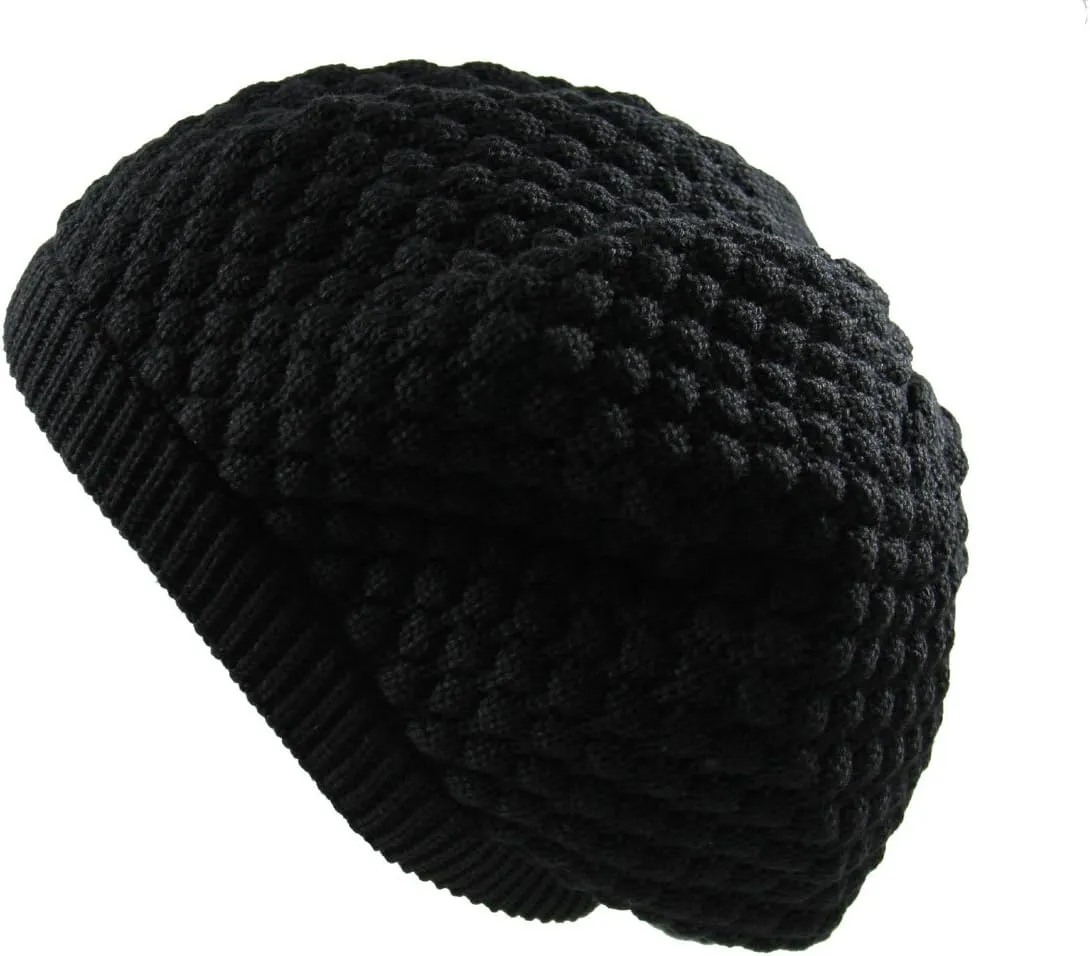 RW 100% Cotton Classic Slouchy Rasta Beanie