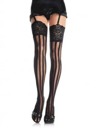 Striped Thigh Highs