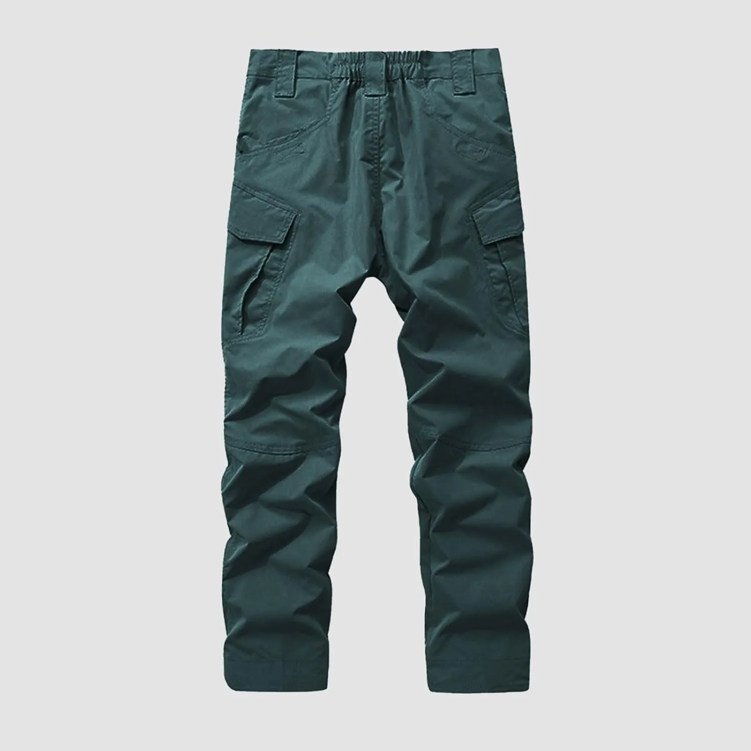 SUWBMHWE Men's Waterproof Hiking Cargo Pants UPF 50  & Bug Resistant Lightweight Ripstop Olive Drab & Taupe