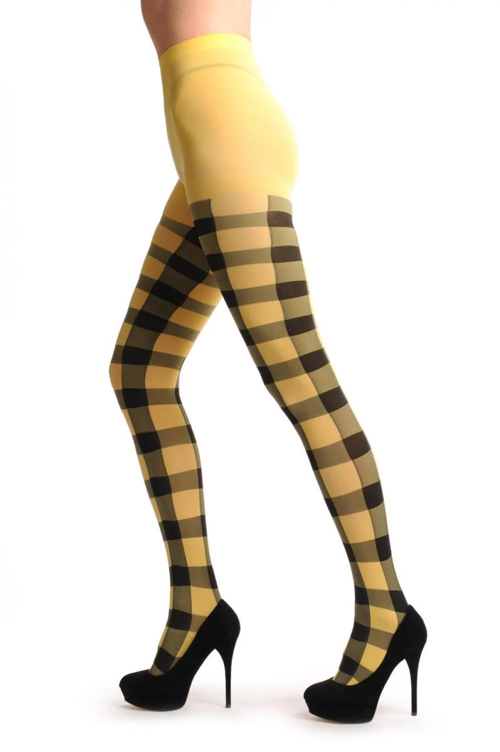 Yellow & Black Checkered
